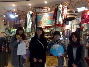 3月3日京都女子大学の学生さん来店